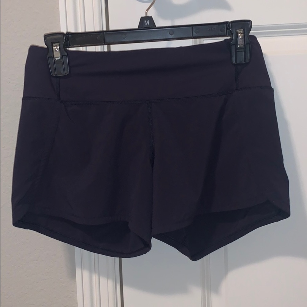 Navy blue lululemon shorts